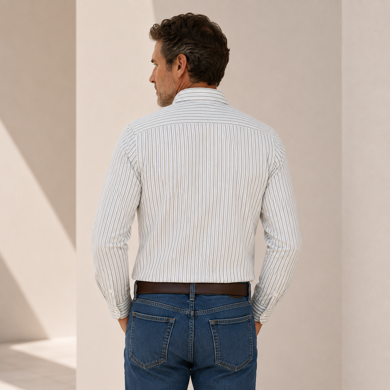 Camisa larga de algodón - Savile