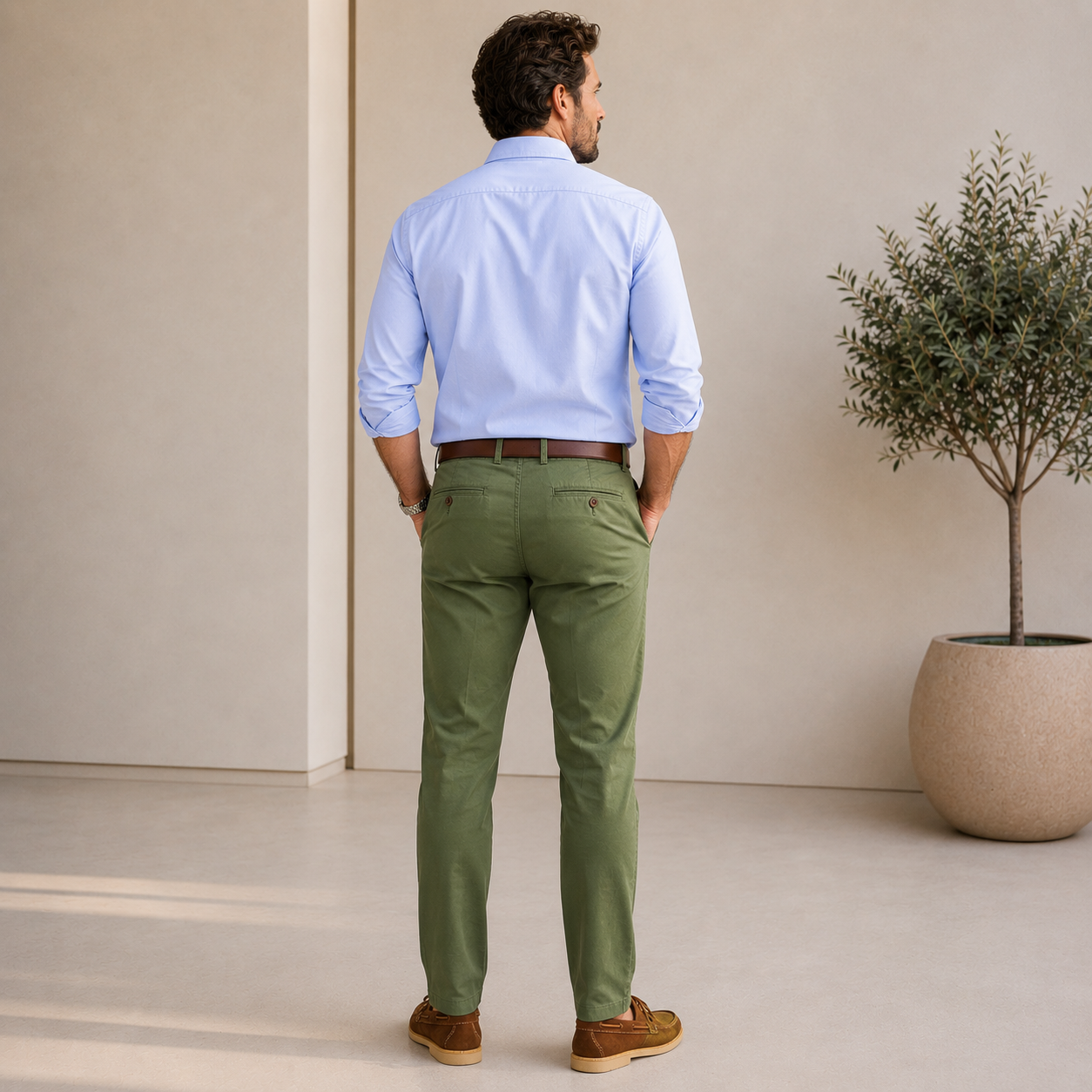 Pantalones chinos - Álamo