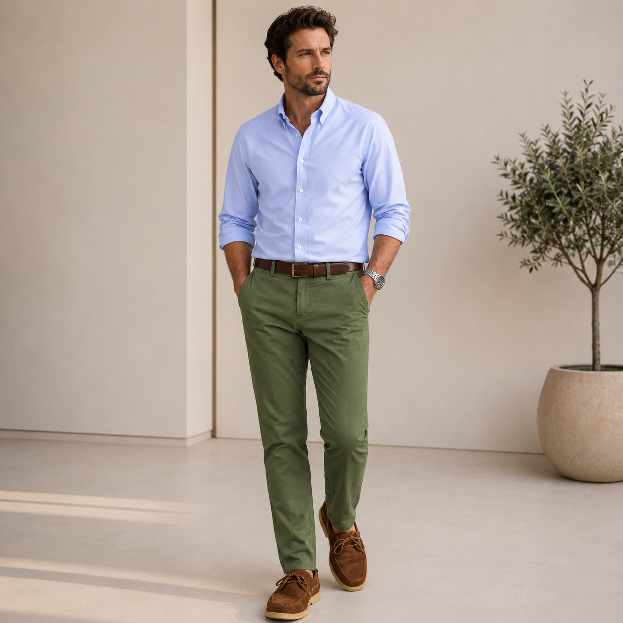 Pantalones chinos - Álamo